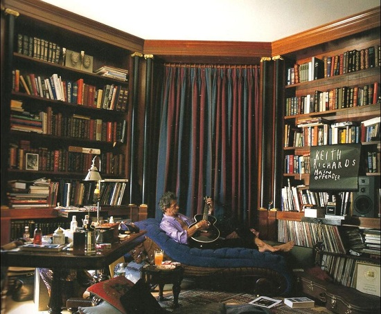 Keith Richards library.jpg